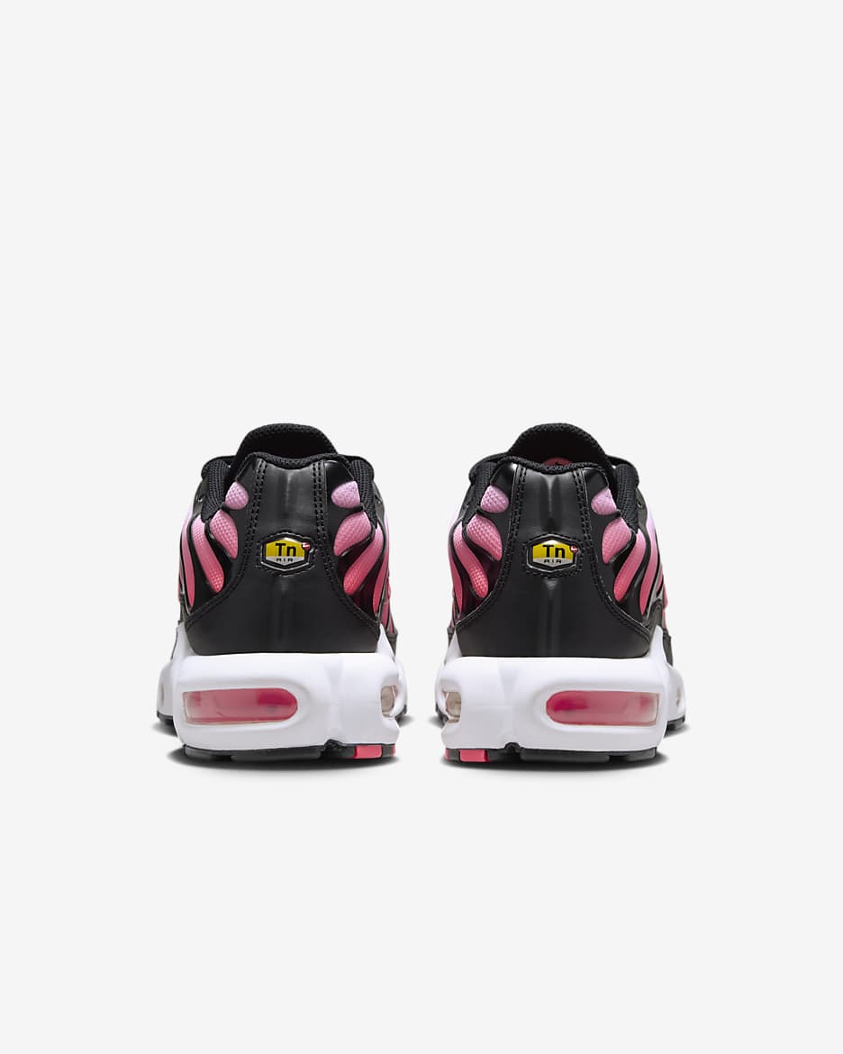 Calzado para mujer Nike Air Max Plus - Negro/Blanco/Ponche cálido