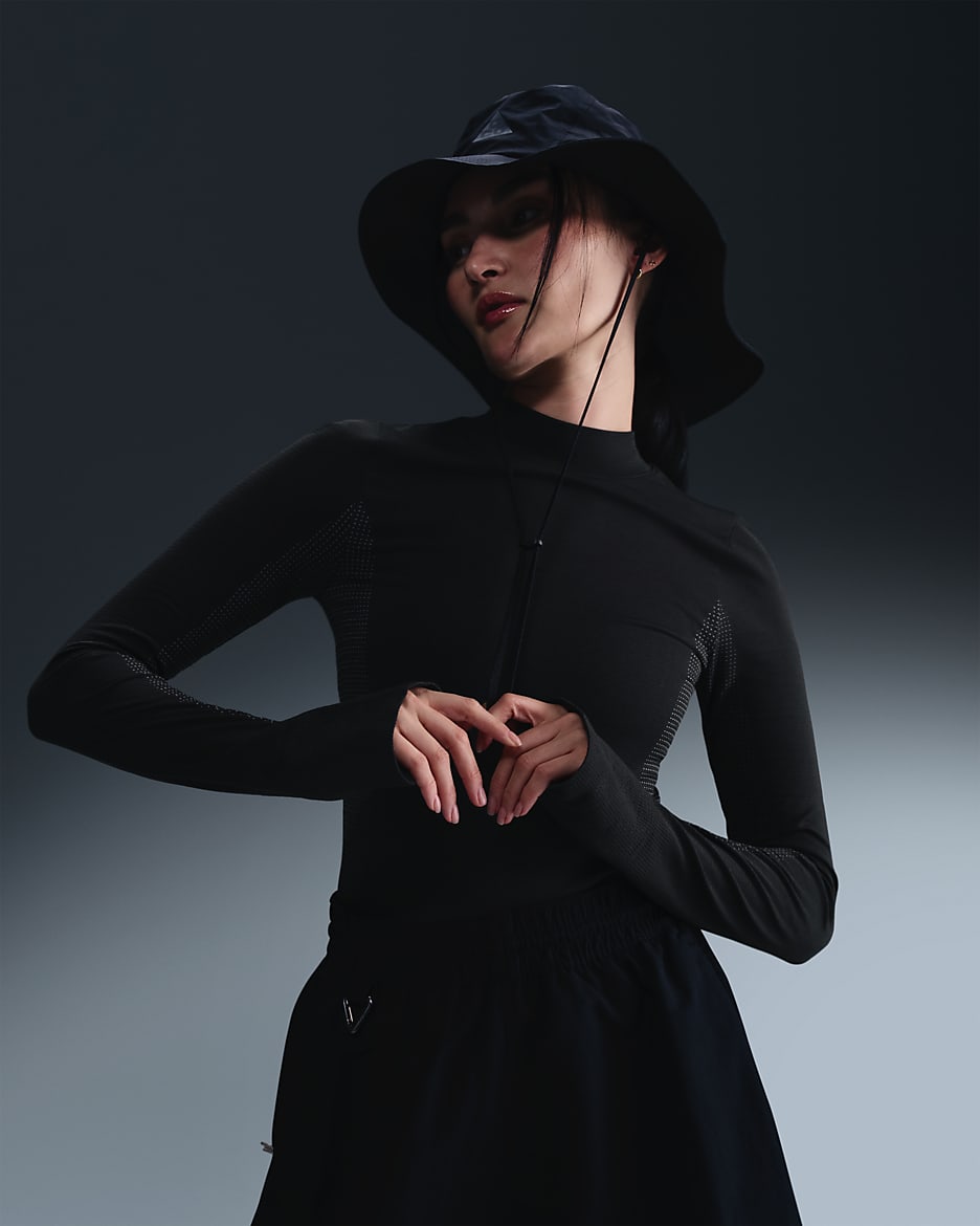 ナイキ ACG "Delta River" ウィメンズ Dri-FIT ADV ロングスリーブ トップ - ブラック/クールグレー