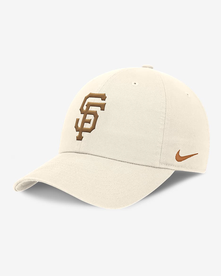 San Francisco Giants Dunk Club Men's Nike MLB Adjustable Hat - Pale Ivory