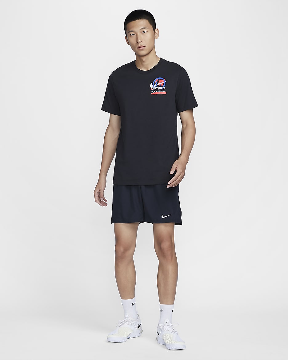 NikeCourt Men's Dri-FIT Tennis T-Shirt - Black