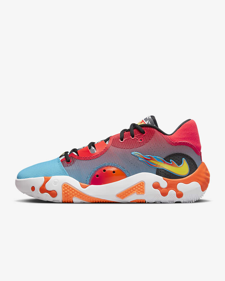PG 6 EP 籃球鞋 - Laser Blue/黑色/Siren Red/Laser Orange