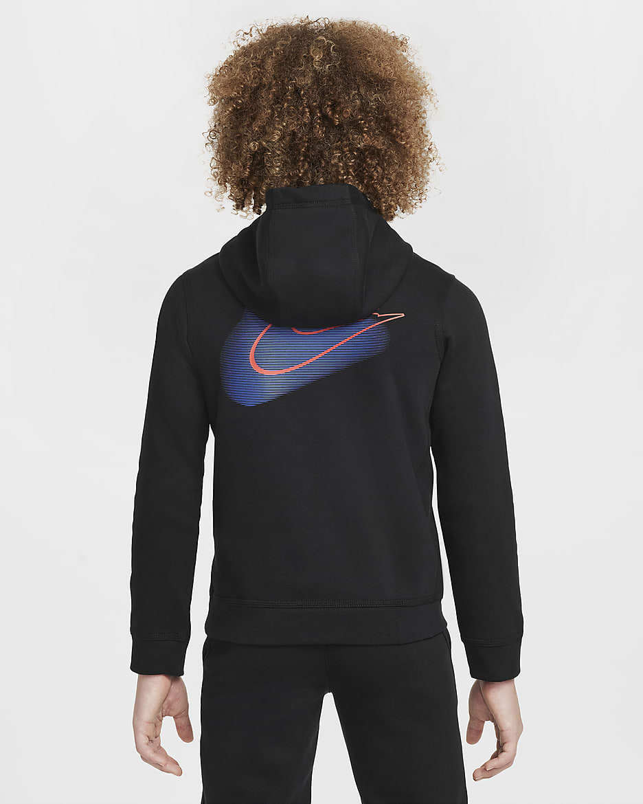 Nike Sportswear Standard Issue Older Kids' (Boys') Fleece Pullover Hoodie - Black