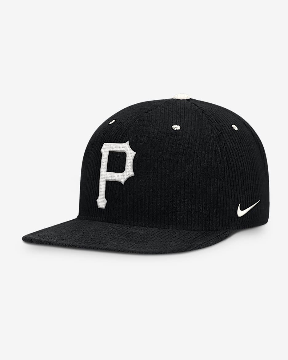 Pittsburgh Pirates Pro Men's Nike MLB Adjustable Hat - Black