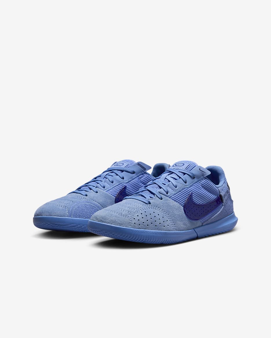 Nike Jr. Streetgato low top voetbalschoenen voor kleuters/kids - Royal Pulse/Deep Royal Blue