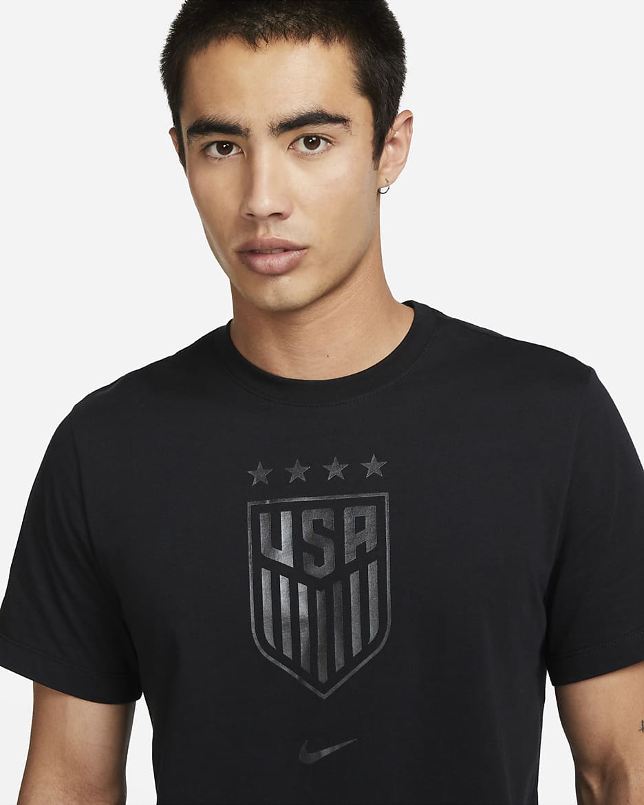 U.S. (4-Star) Men's Soccer T-Shirt - Black