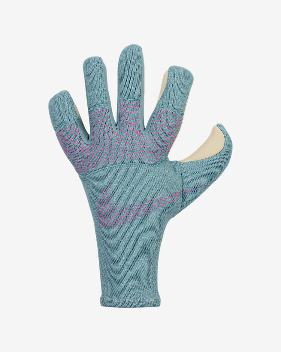 Nike Dynamic Fit Soccer Goalkeeper Gloves - Ocean Cube/Pink Blast/Aurora Green