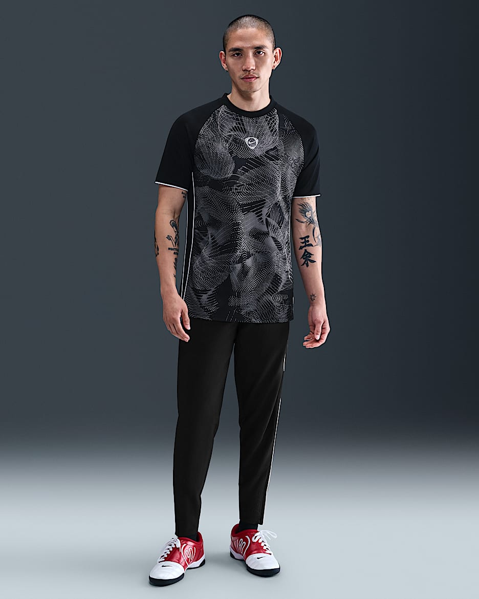 กางเกงฟุตบอลขายาวผู้ชาย Dri-FIT Nike Academy+ - ดำ/Anthracite/ขาว/ขาว