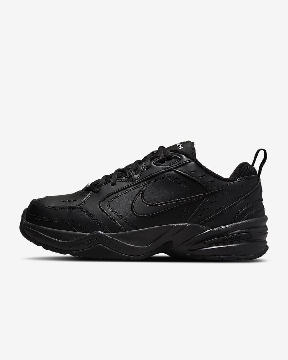 Nike Air Monarch IV Men's Workout Shoes (Extra Wide) - Black/Black