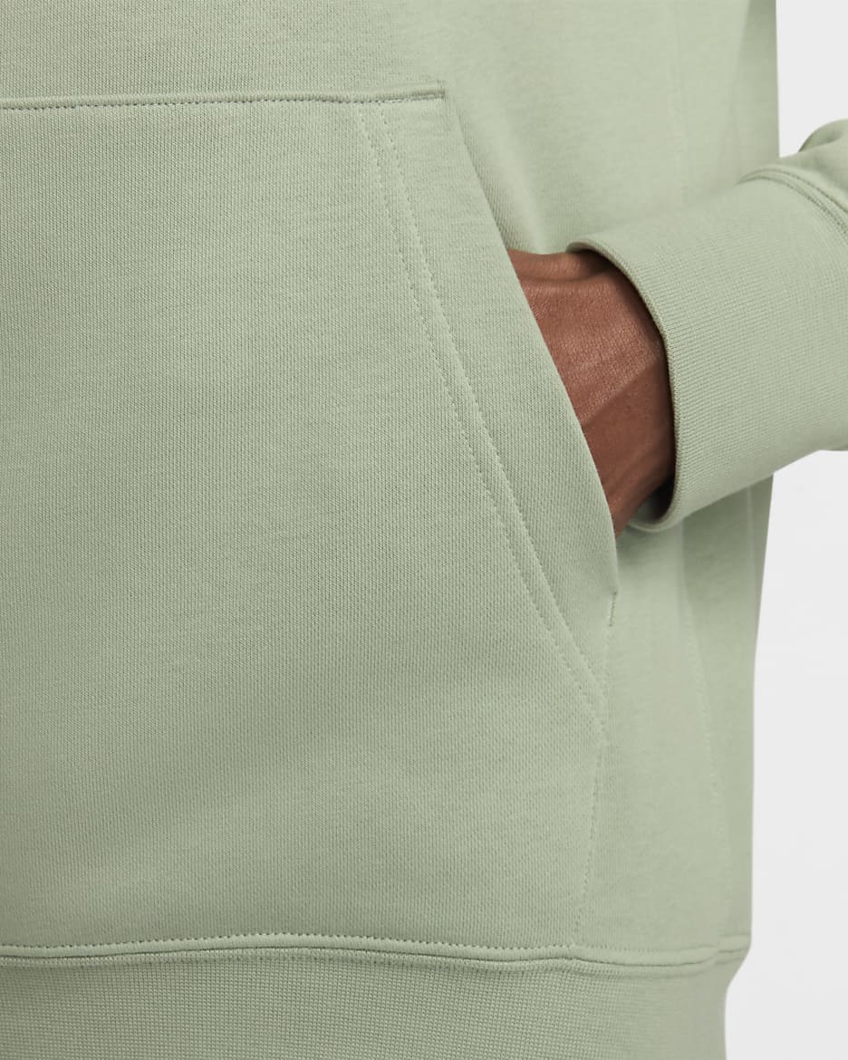 Felpa pullover con cappuccio Nike Sportswear Club - Uomo - Jade Horizon/Jade Horizon/Bianco