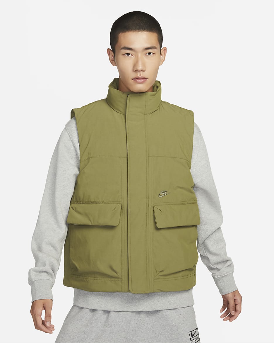 Nike Sportswear Therma-FIT Tech Pack Men's Insulated Vest - Pilgrim/Medium Olive