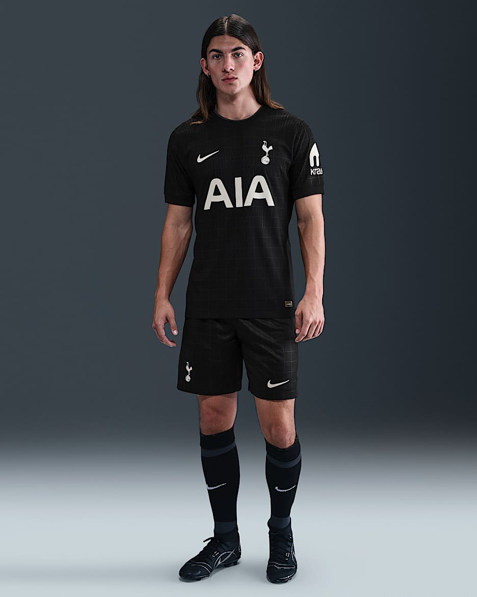 Short de foot replica Nike Dri-FIT FC Tottenham Hotspur 2025/26 Stadium Extérieur pour homme - Noir/Light Iron Ore