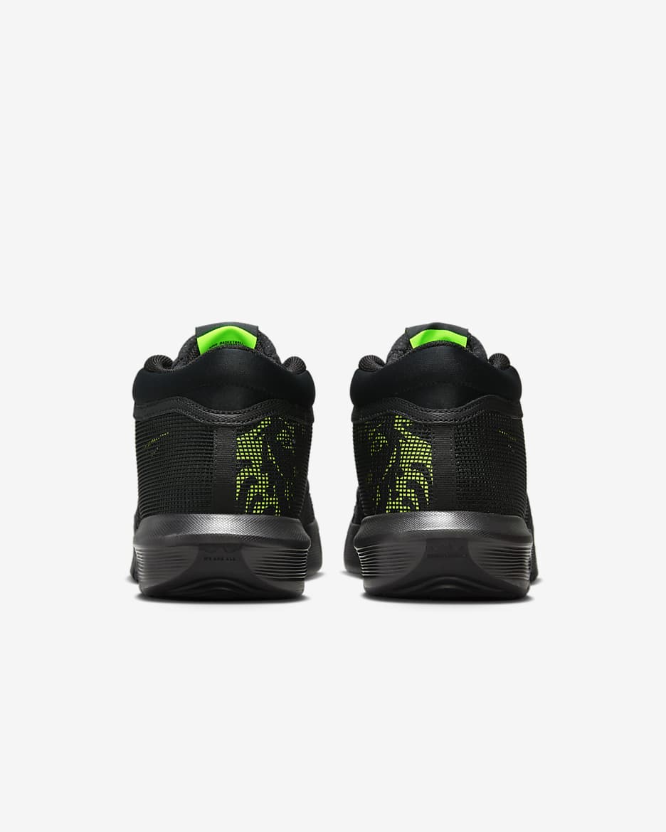 LeBron Witness 8 EP Basketball Shoes - Black/Volt/White