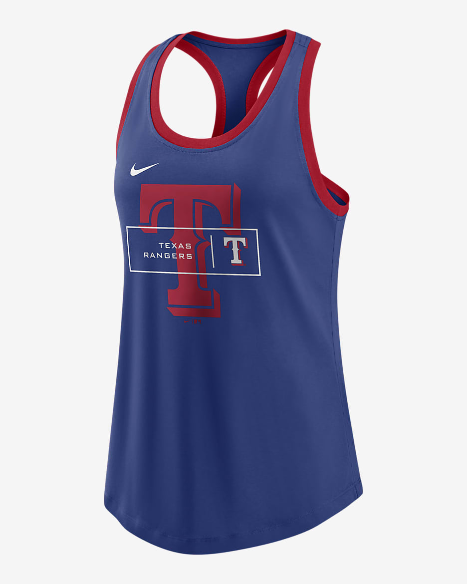 Nike Dri-FIT All Day (MLB Texas Rangers) Women's Racerback Tank Top - Royal