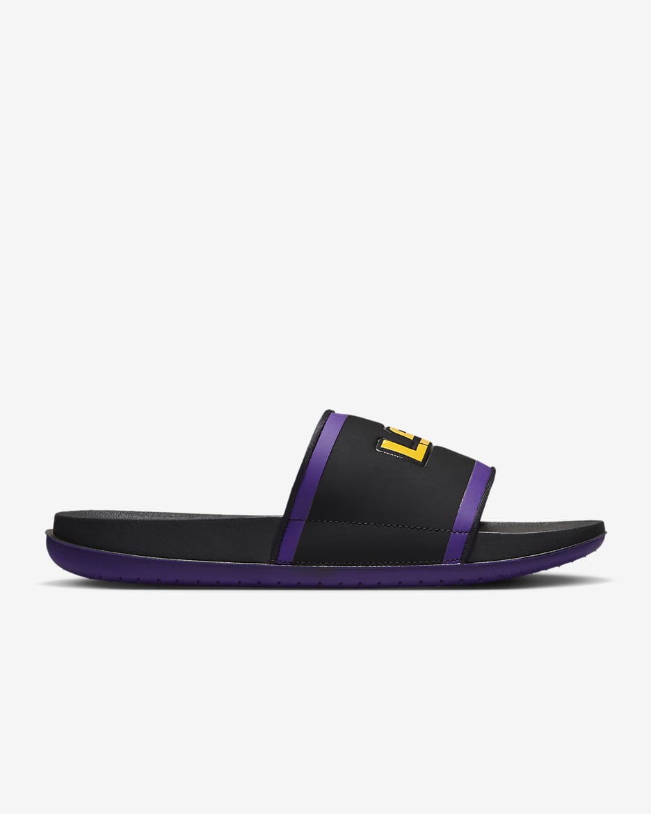 Nike Offcourt (LSU) Slide - Black/Court Purple/University Gold