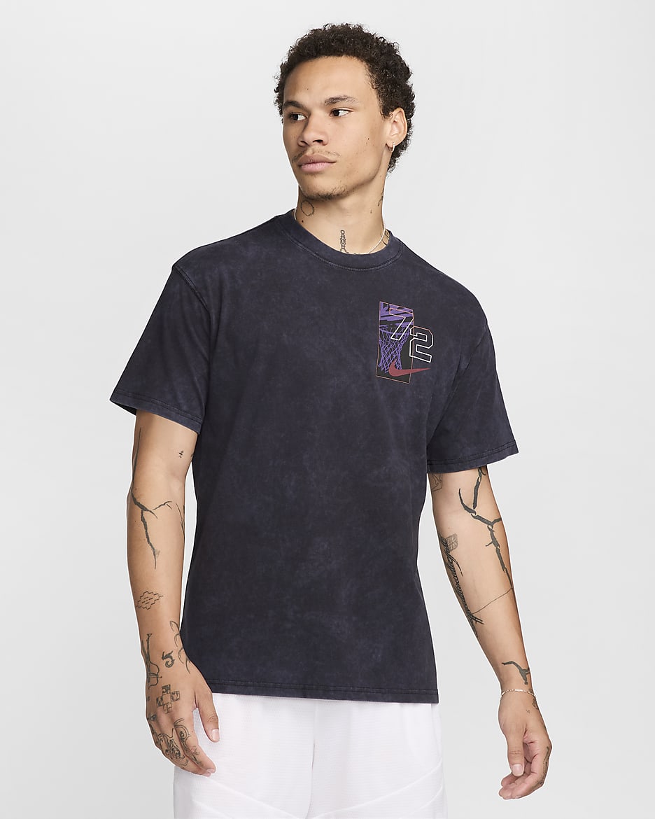 Nike Men's Max90 Basketball T-Shirt - Black