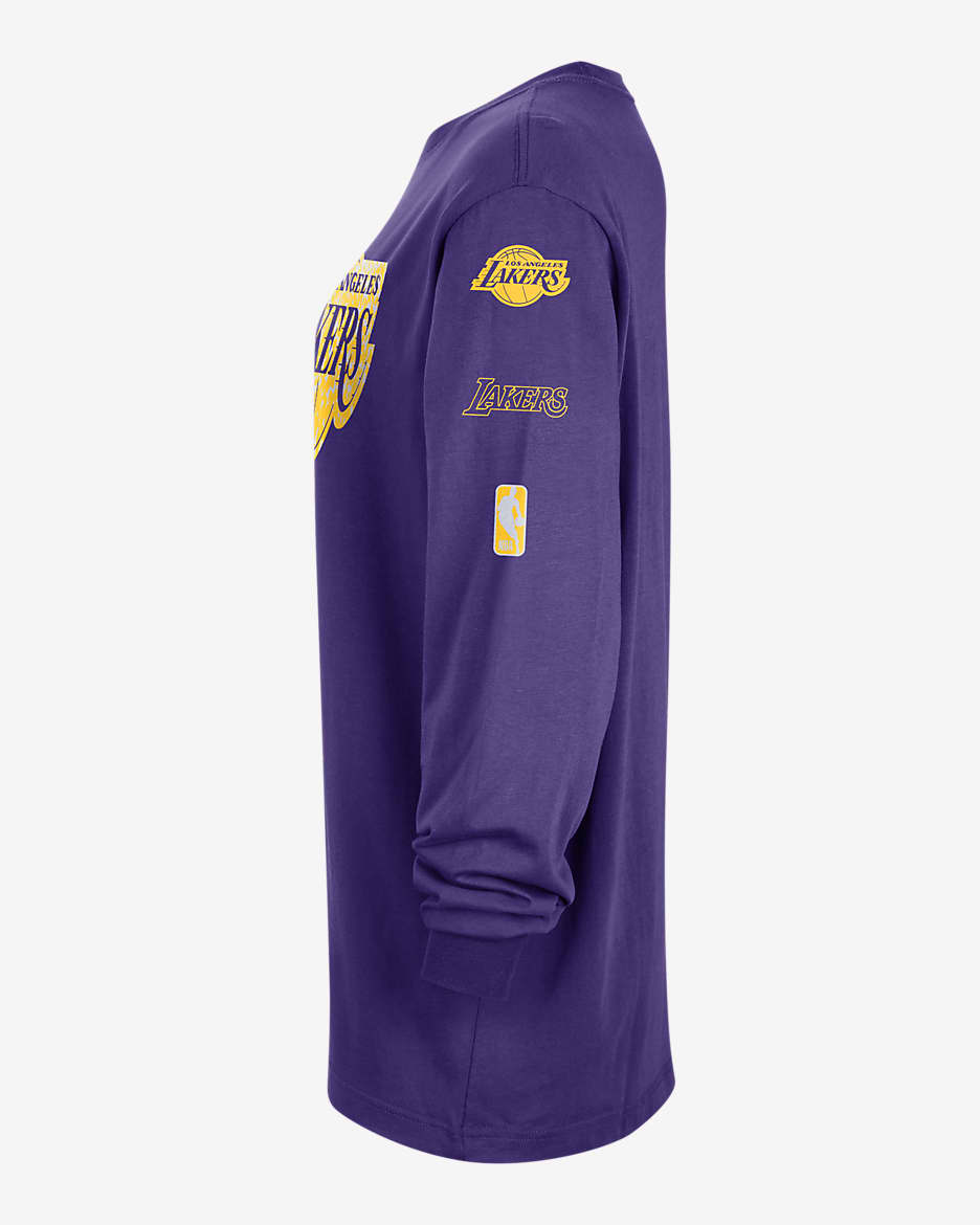 Los Angeles Lakers Essential Women's Nike NBA Long-Sleeve T-Shirt - Field Purple