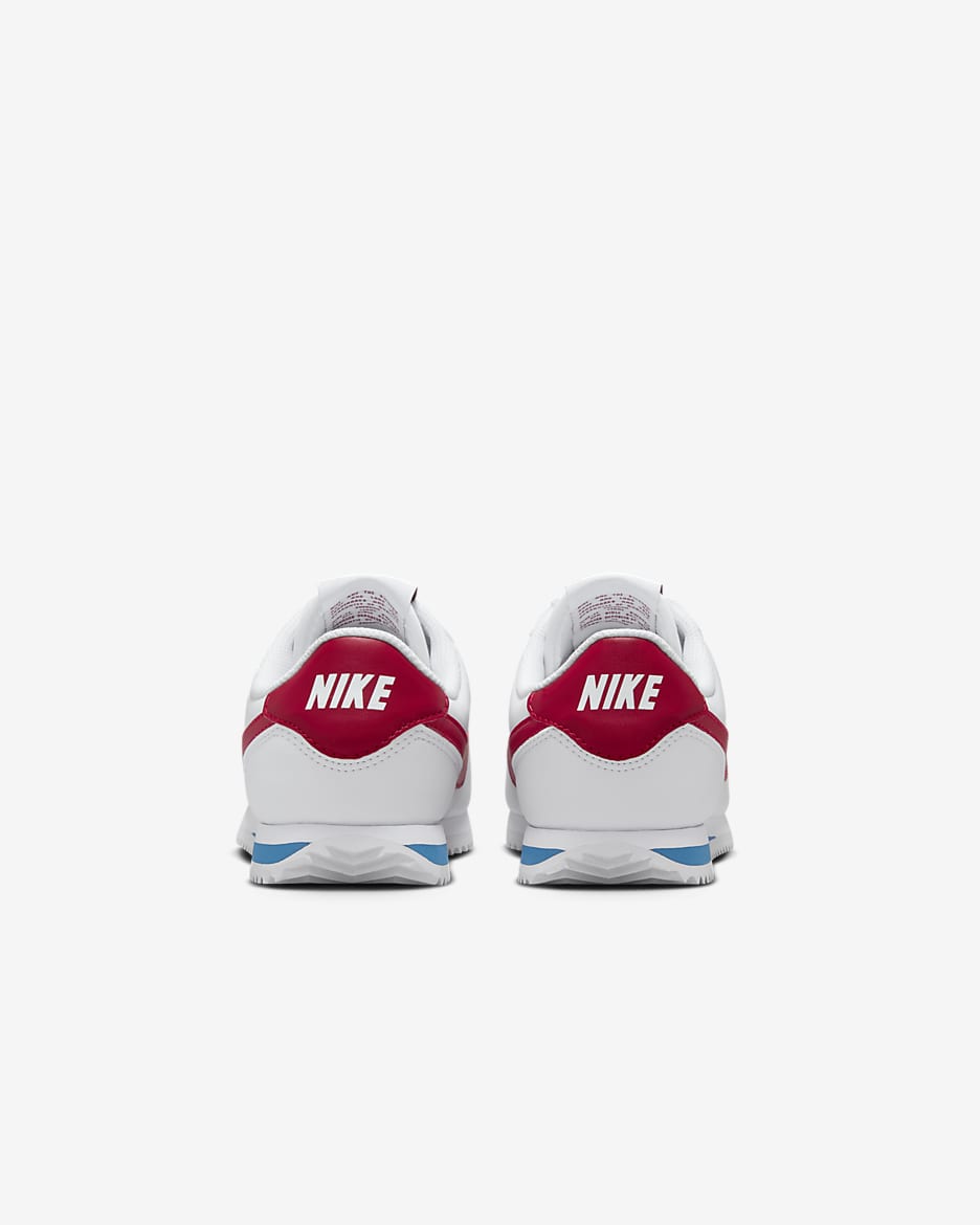 Nike Cortez Older Kids' Shoes - White/Varsity Blue/Varsity Red