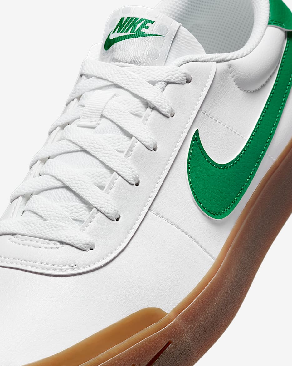 Nike Court Shot Men's Shoes - White/Gum Medium Brown/Malachite