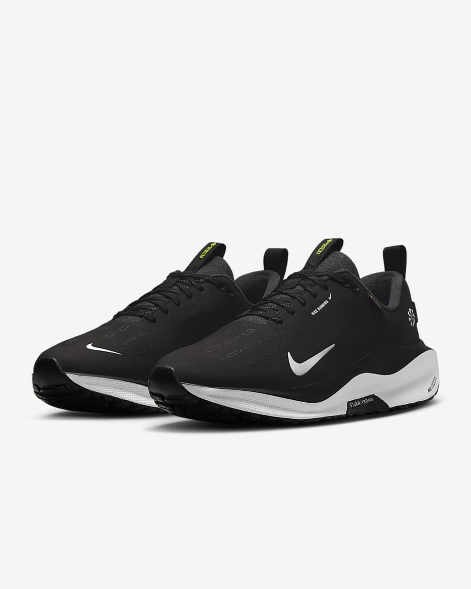Nike InfinityRN 4 GORE-TEX Men's Waterproof Road Running Shoes - Black/Anthracite/Volt/White