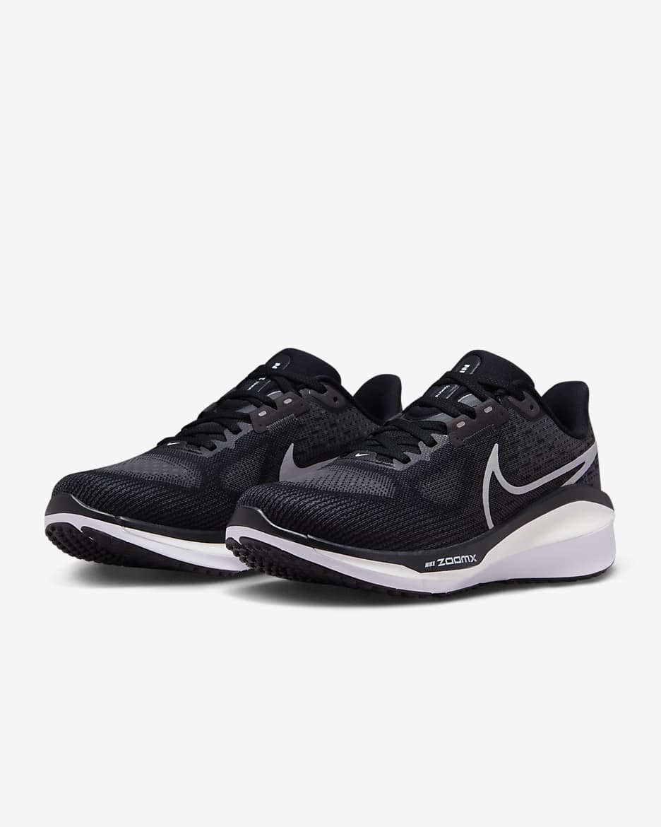 Nike Vomero 17 Women's Road Running Shoes (Extra Wide) - Black/Anthracite/White