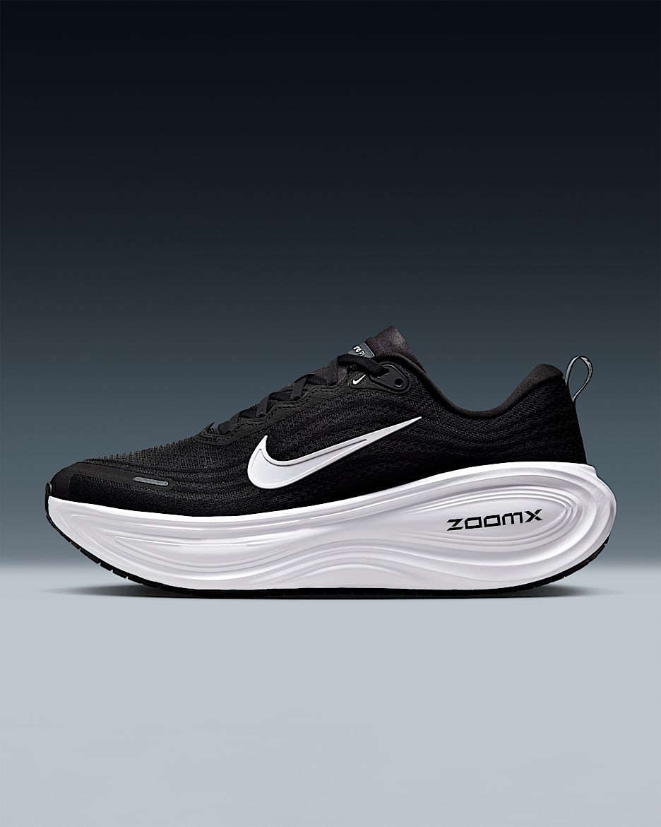 Tenis de correr en pavimento para hombre Nike Vomero Plus - Negro/Gris azulado/Gris oscuro metálico/Blanco