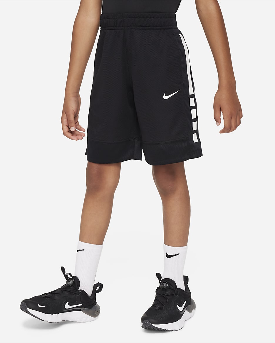 Nike Dri-FIT Elite Little Kids' Shorts - Black