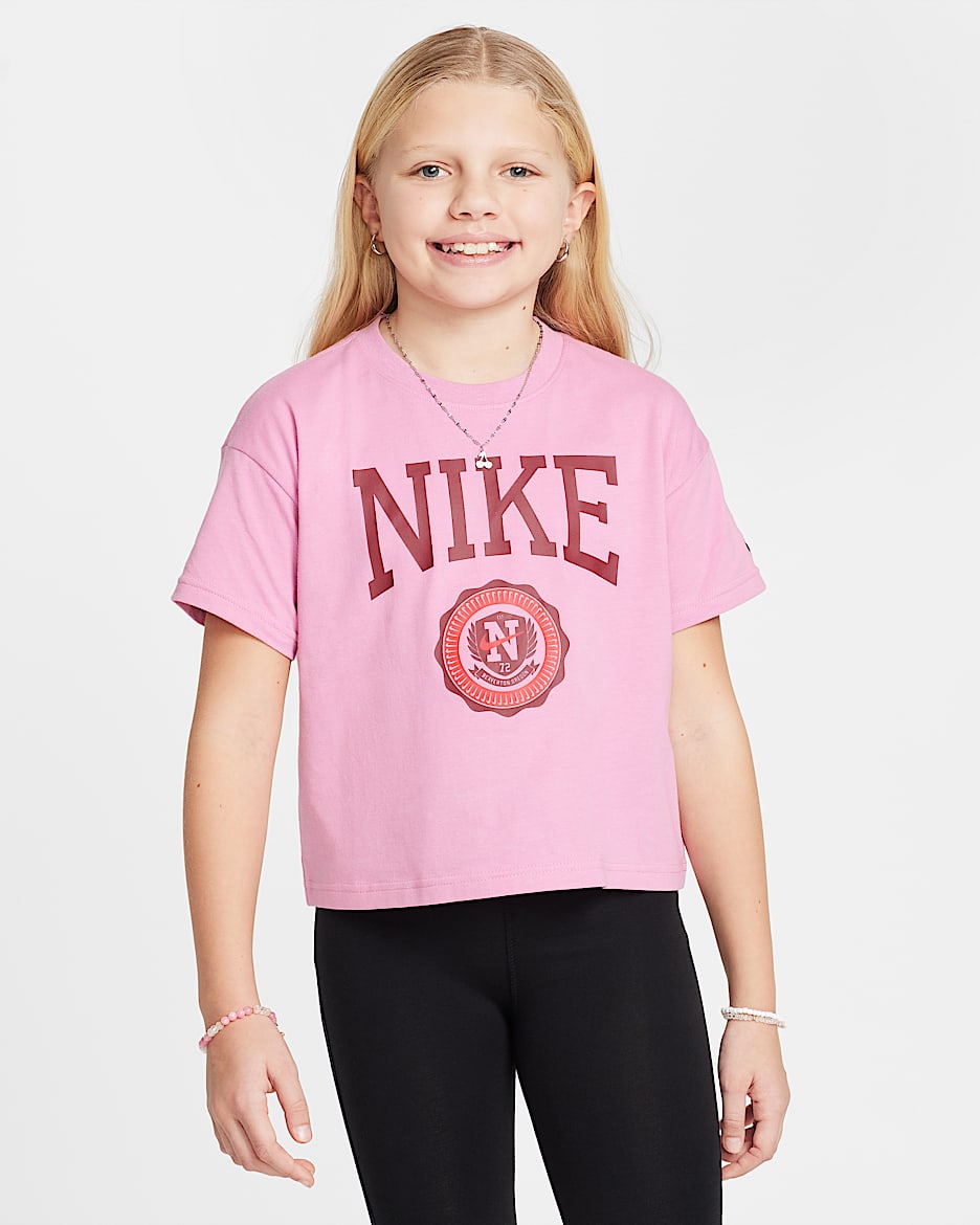 ナイキ スポーツウェア ガール Tシャツ - マジックフラミンゴ