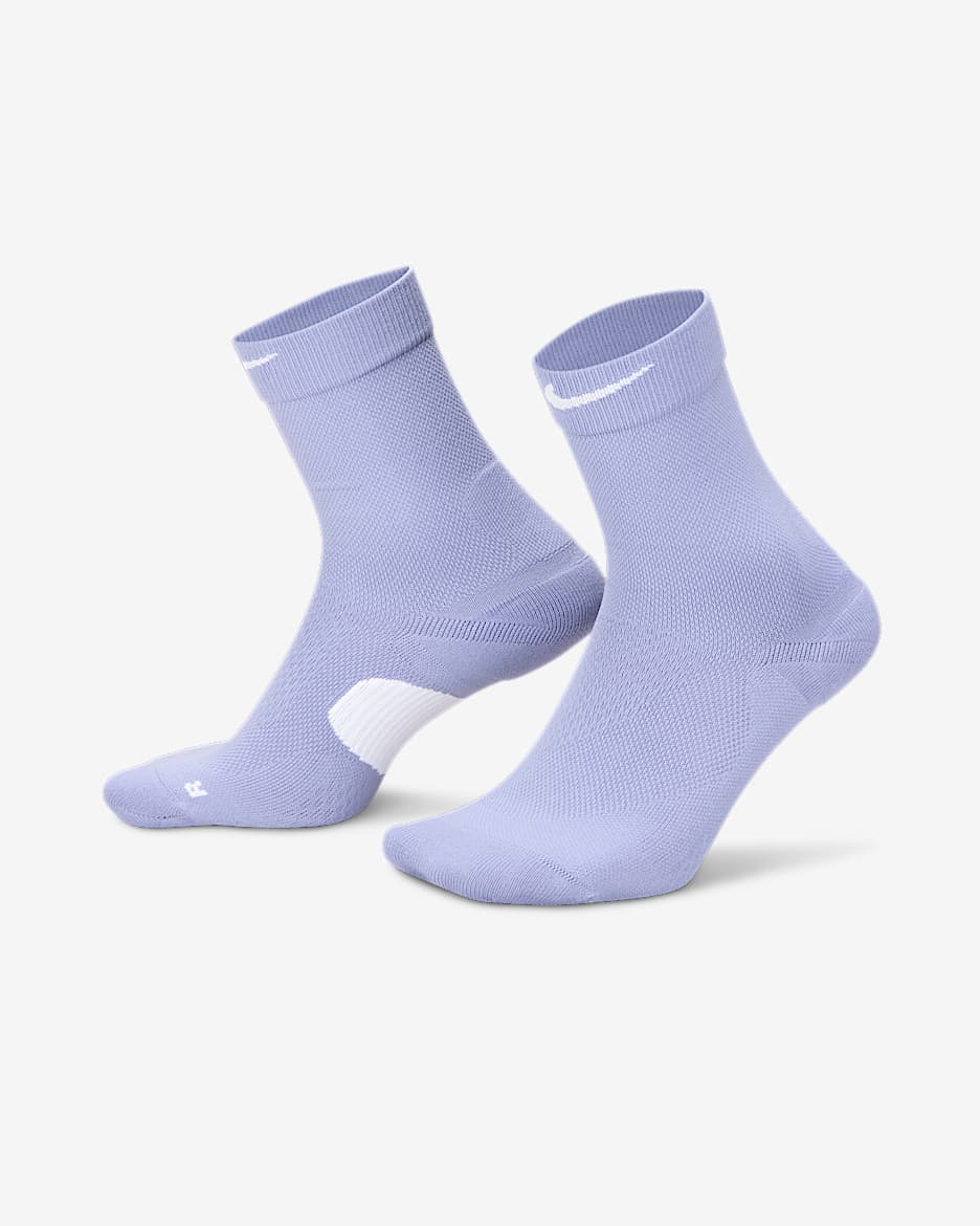 Nike Running Midweight-crewstrømper (1 par) - World Indigo/hvid