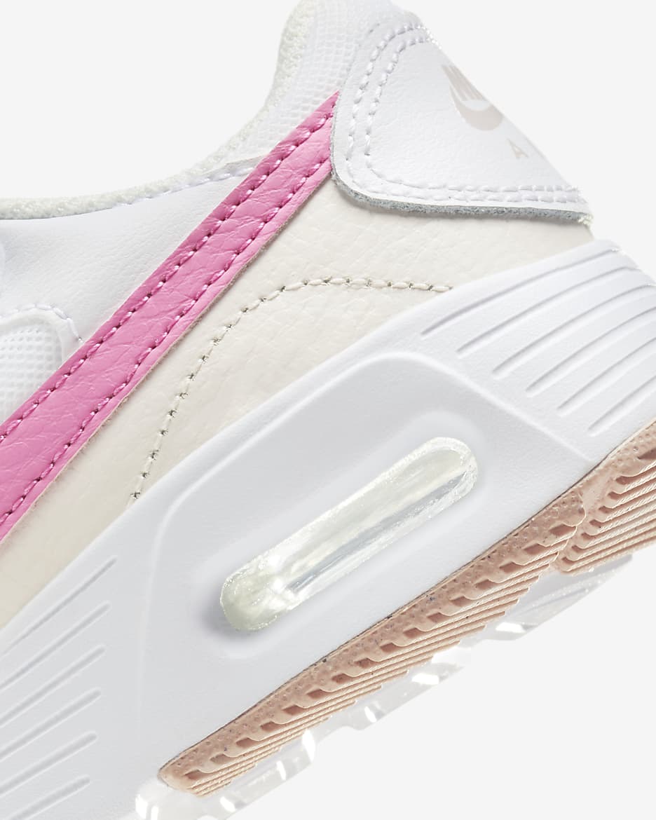 Tenis para niños de preescolar Nike Air Max SC - Blanco/Fantasma/Violeta platino/Rosa alegre