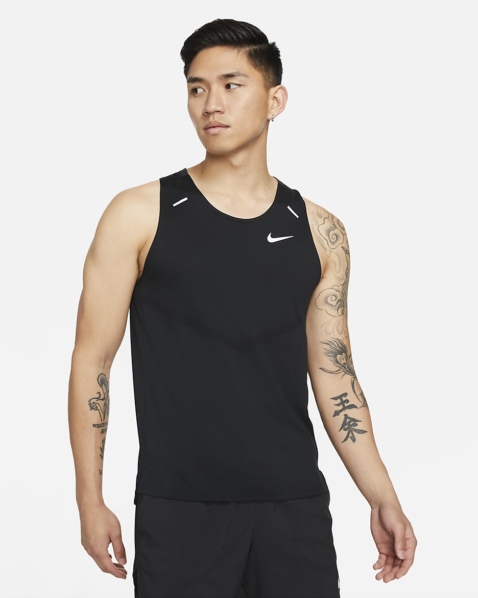 Nike Dri-FIT Rise 365 Men's Running Tank - Black