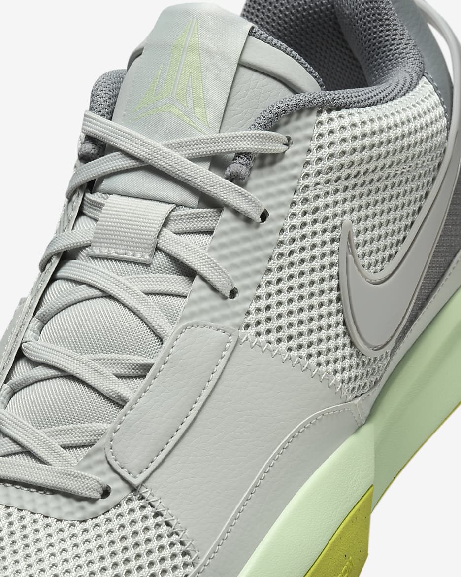 JA 1 Basketball Shoes - Light Silver/Cyber/Cool Grey/Granite