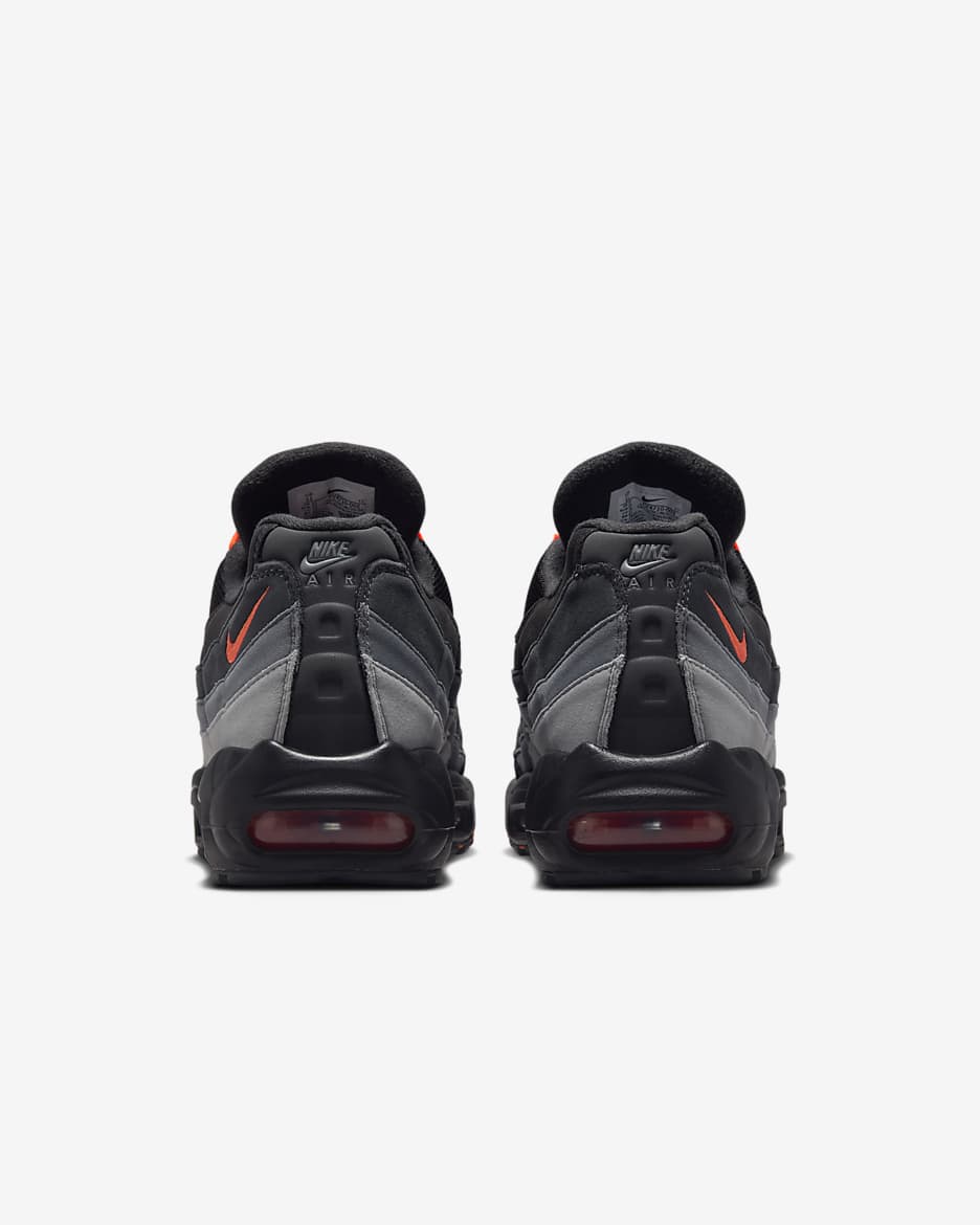 Chaussure Nike Air Max 95 pour homme - Noir/Anthracite/Smoke Grey/Hyper Crimson