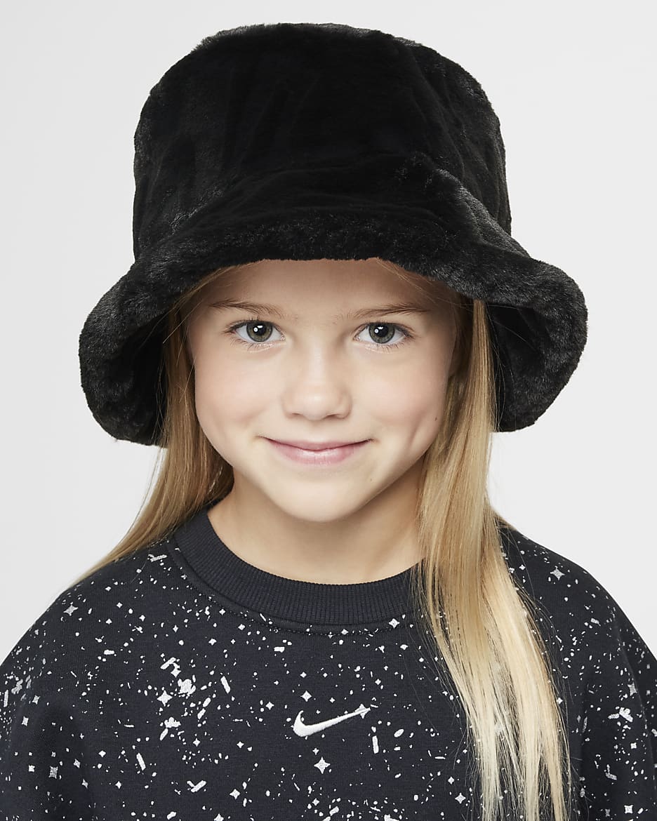 Nike Apex Bucket Hat für ältere Kinder - Schwarz