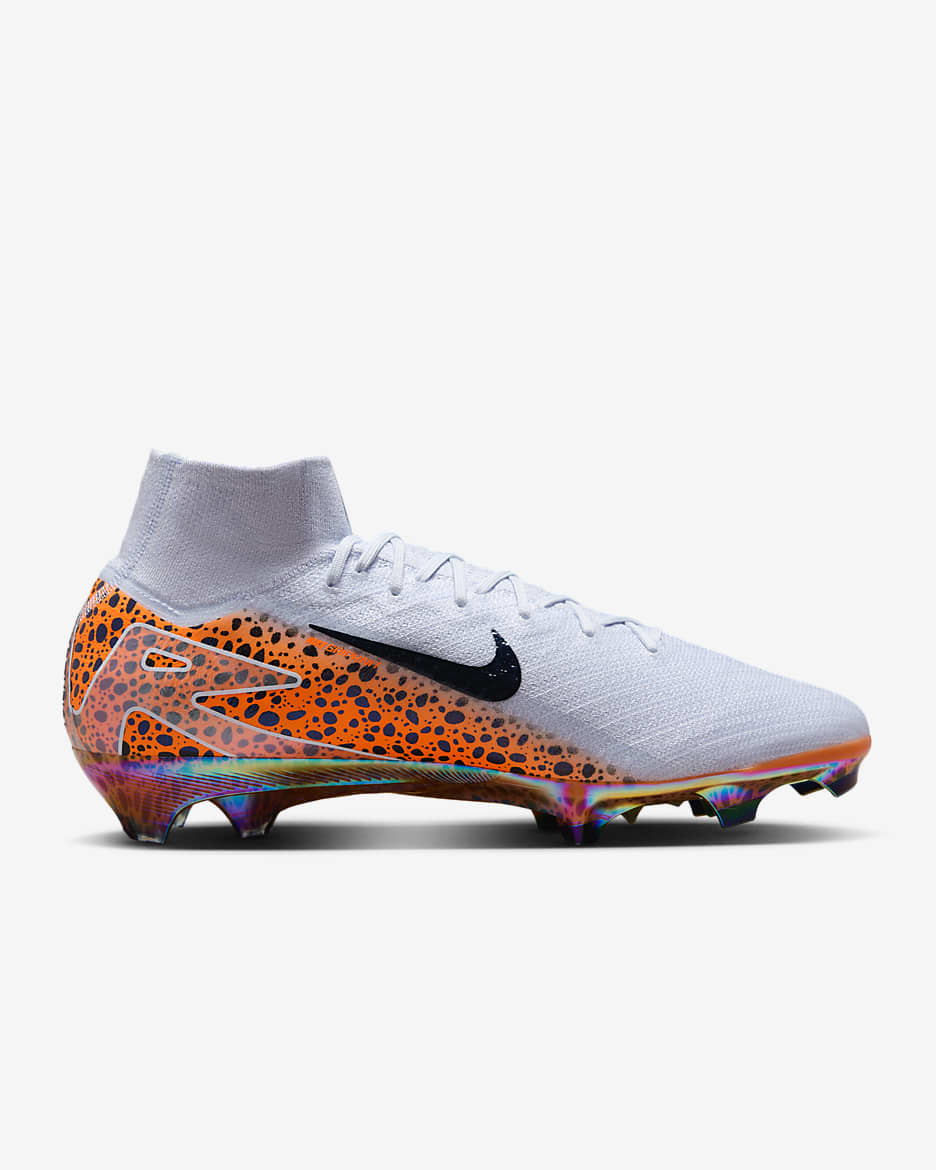 Scarpa da calcio a taglio alto FG Nike Mercurial Superfly 10 Elite Electric - Multicolore/Multicolore