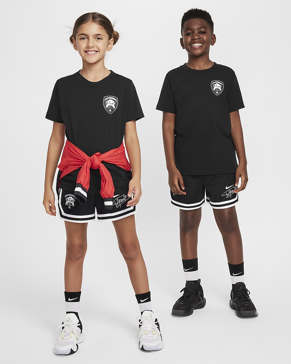 Giannis Older Kids' T-Shirt - Black