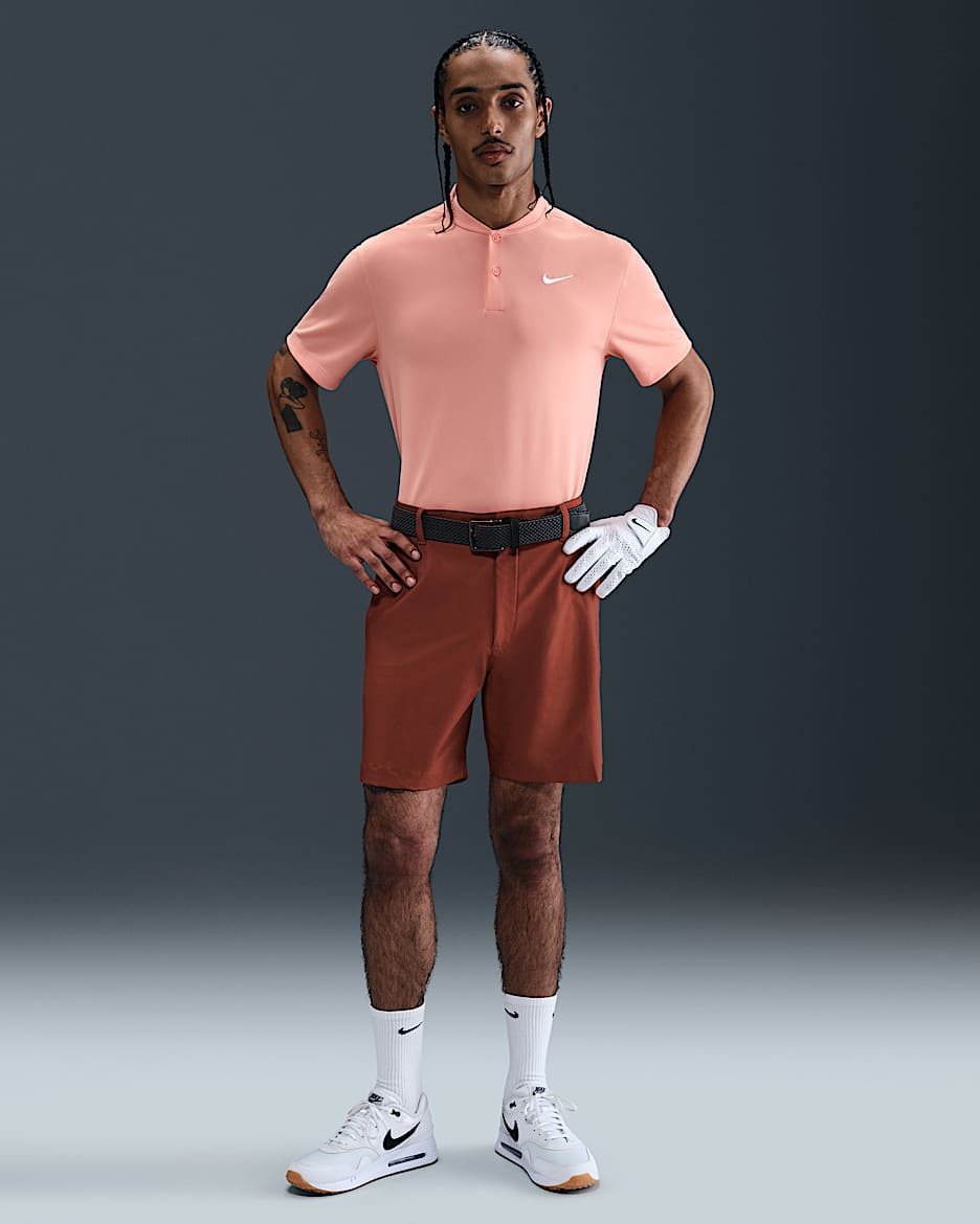 Shorts de golf Dri-FIT de 18 cm para hombre Nike Victory  - Piedra de Marte/Naranja desierto/Piedra de Marte
