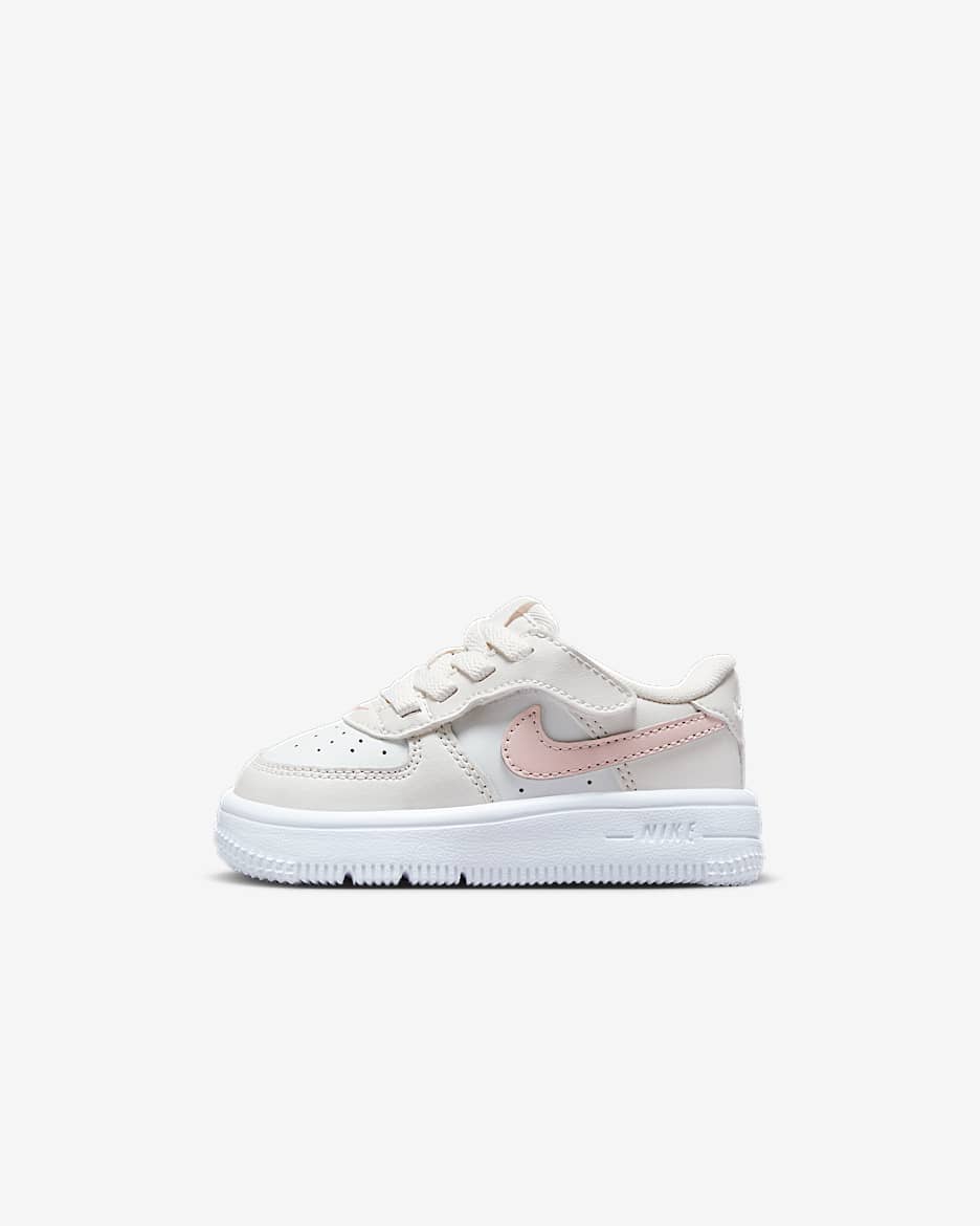 Nike Force 1 Low EasyOn Baby/Toddler Shoes - Phantom/Summit White/Echo Pink