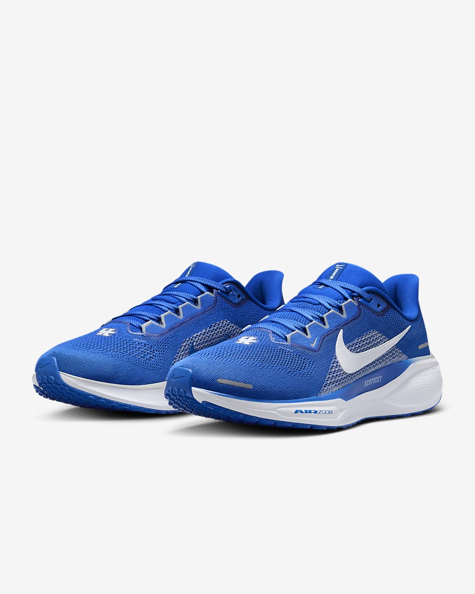 Tenis de correr en pavimento universitarios Nike para hombre Kentucky Pegasus 41 - Royal juego/Blanco/Gris lobo/Blanco