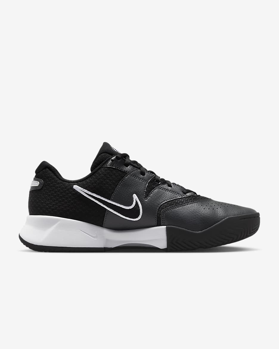 NikeCourt Lite 4 男款網球鞋 - 黑色/Anthracite/白色