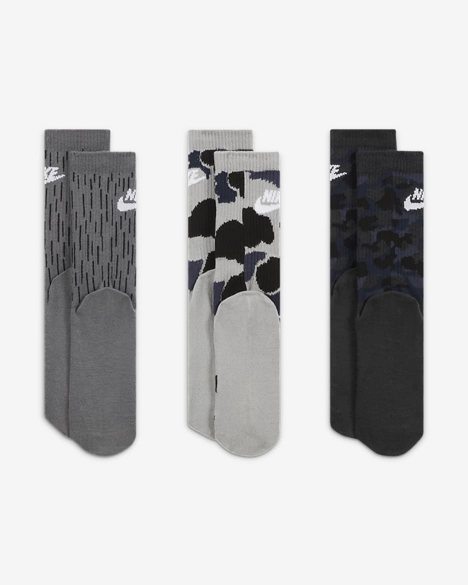 mens nike camo socks