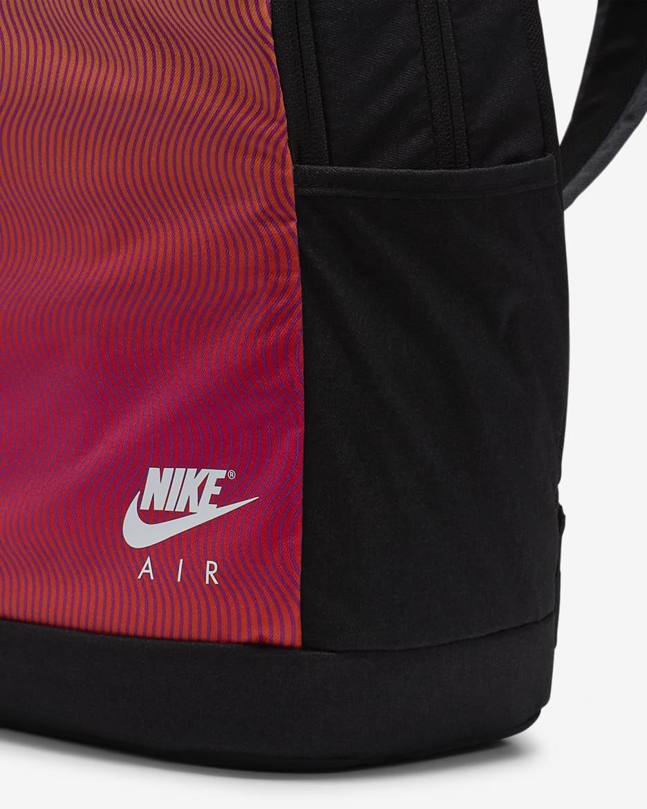 Mochila (21 L) Nike Elemental Premium - Negro/Negro/Blanco