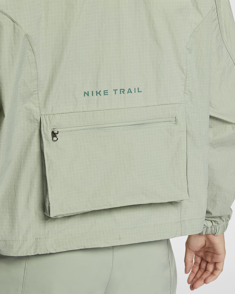 Nike Trail Women's Repel UV Running Jacket - Jade Horizon/Bicoastal