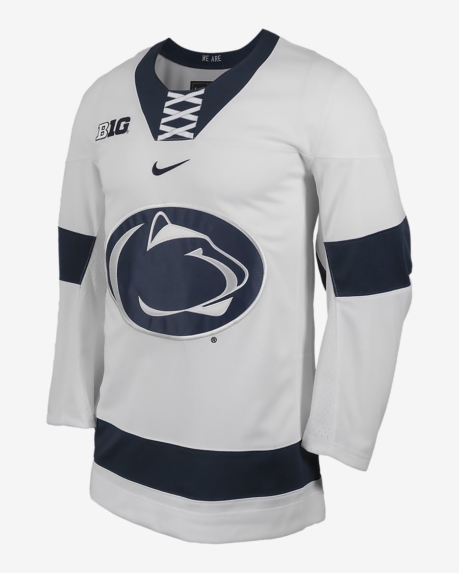Penn State Men's Nike College Hockey Jersey - White