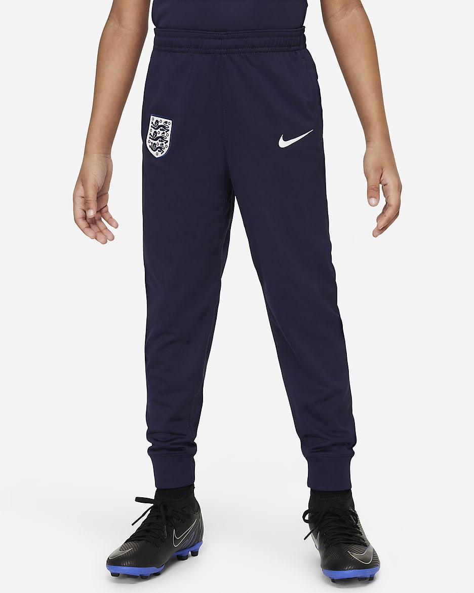 İngiltere Strike Nike Dri-FIT Küçük Çocuk Örgü Futbol Eşofmanı - Purple Ink/Rosewood/Beyaz