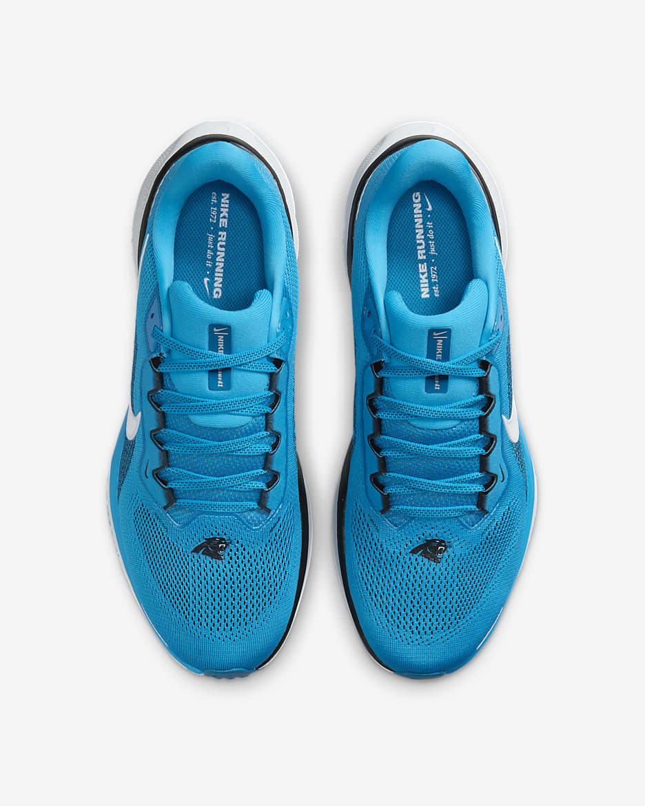 Tenis de correr en pavimento para hombre Nike Pegasus 41 NFL Carolina Panthers - Azul Neptuno/Blanco/Negro/Blanco