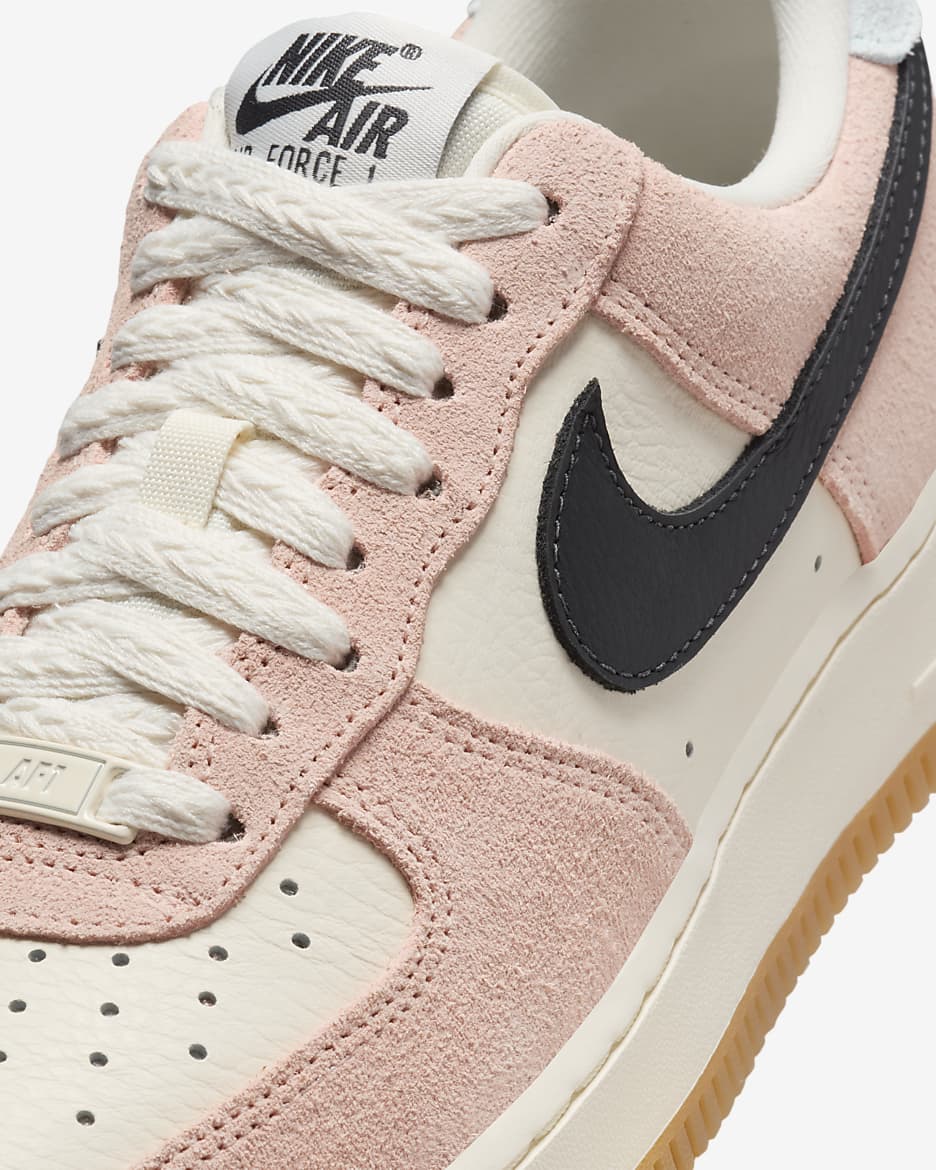 Nike Air Force 1 '07 Women's Shoes - Arctic Orange/Pale Ivory/Glacier Blue/Off-Noir