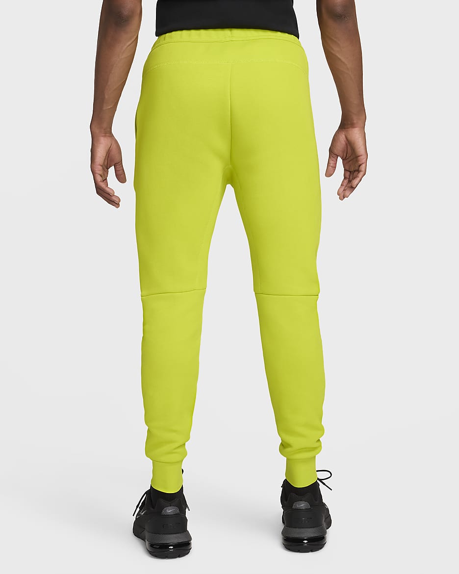 Joggers para hombre Nike Sportswear Tech Fleece - Cactus brillante/Negro