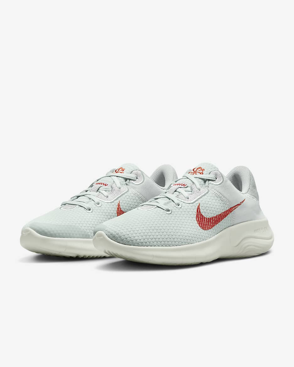 Nike Experience Run 11 Women's Road Running Shoes - Pure Platinum/Wolf Grey/Summit White/Light Crimson