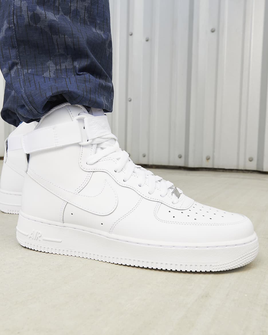 Nike Air Force 1 High '07 Men's Shoes - White/White