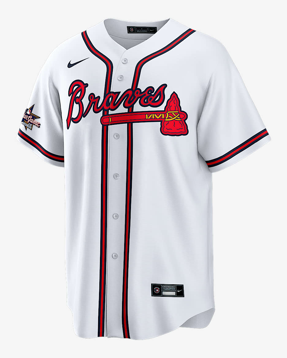 Atlanta Braves 2025 All-Star Game Men's Nike MLB Replica Jersey - White